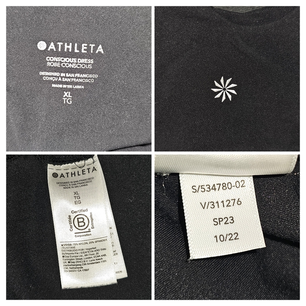 Athleta Conscious sports tennis dress pockets - Picture 6 of 8